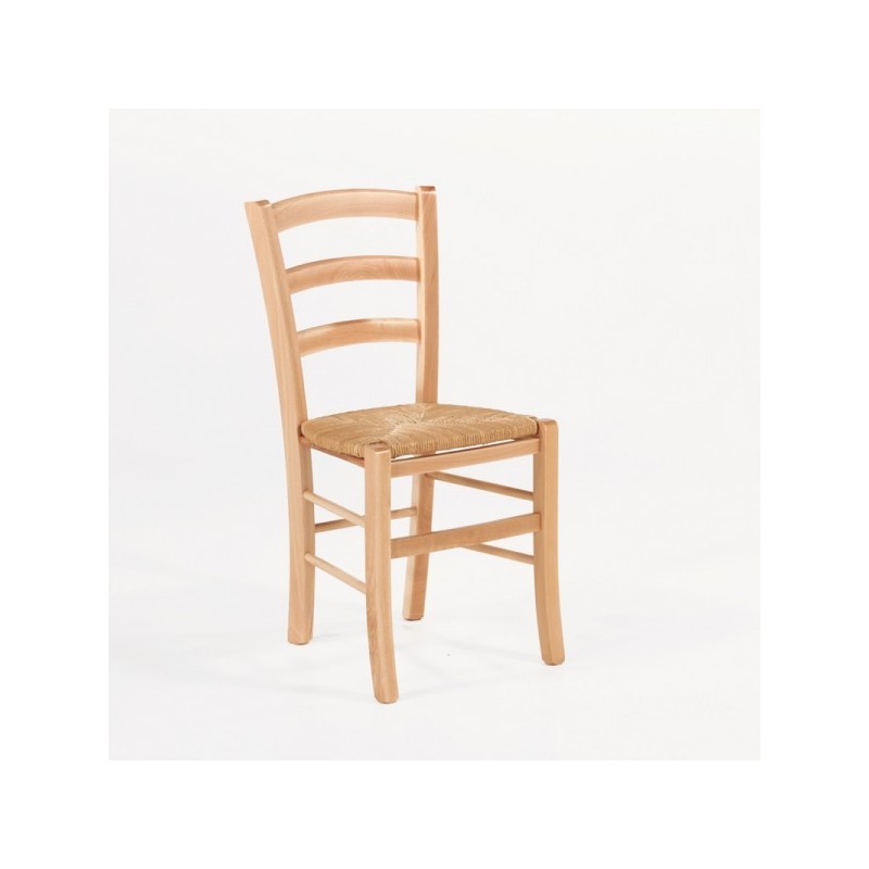 Chaise rustique en bois et paille Brocéliande Chaise rustique en bois et paille Brocéliande