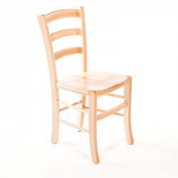Chaise en bois rustique en assise bois Broceliande