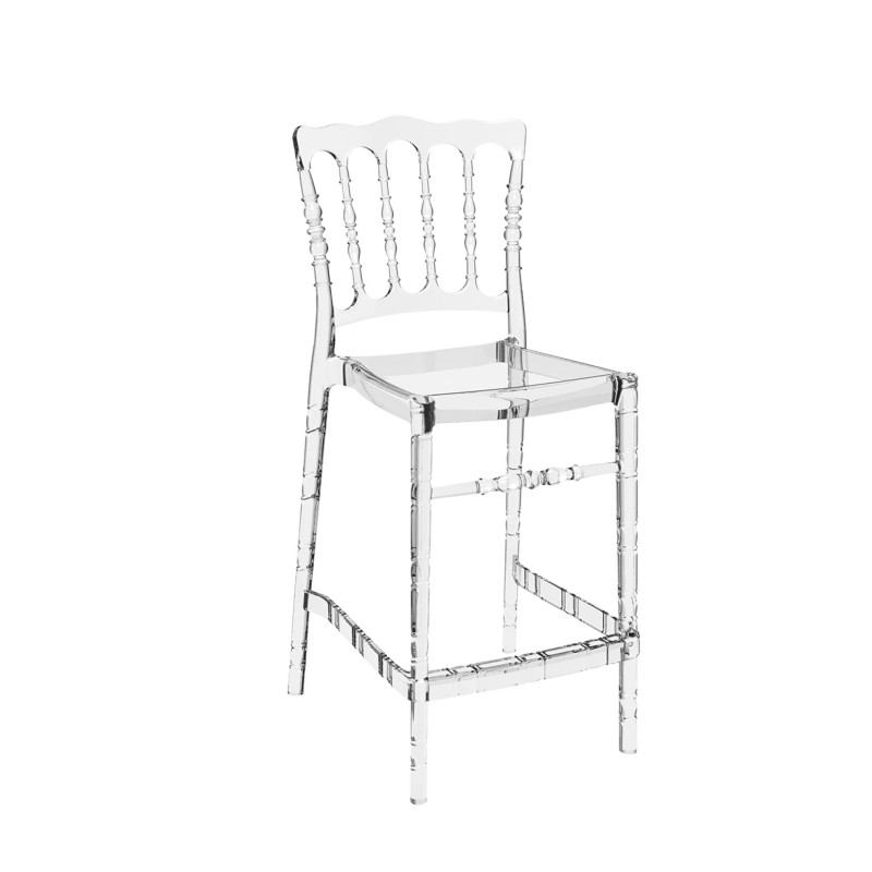 Tabouret snack empilable Napoléon en polycarbonate - Opera Tabouret snack empilable Napoléon en polycarbonate - Opera