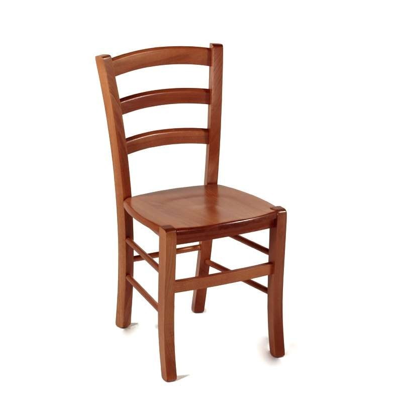 Chaise en bois rustique en assise bois Broceliande