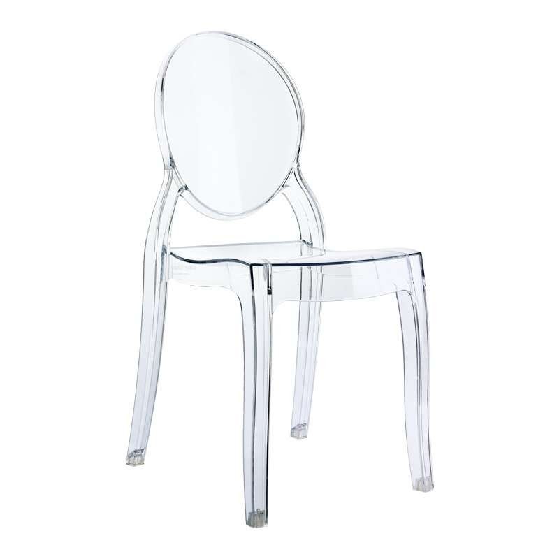 Chaise en plexi transparent Elizabeth modèle enfant Chaise en plexi transparent Elizabeth modèle enfant