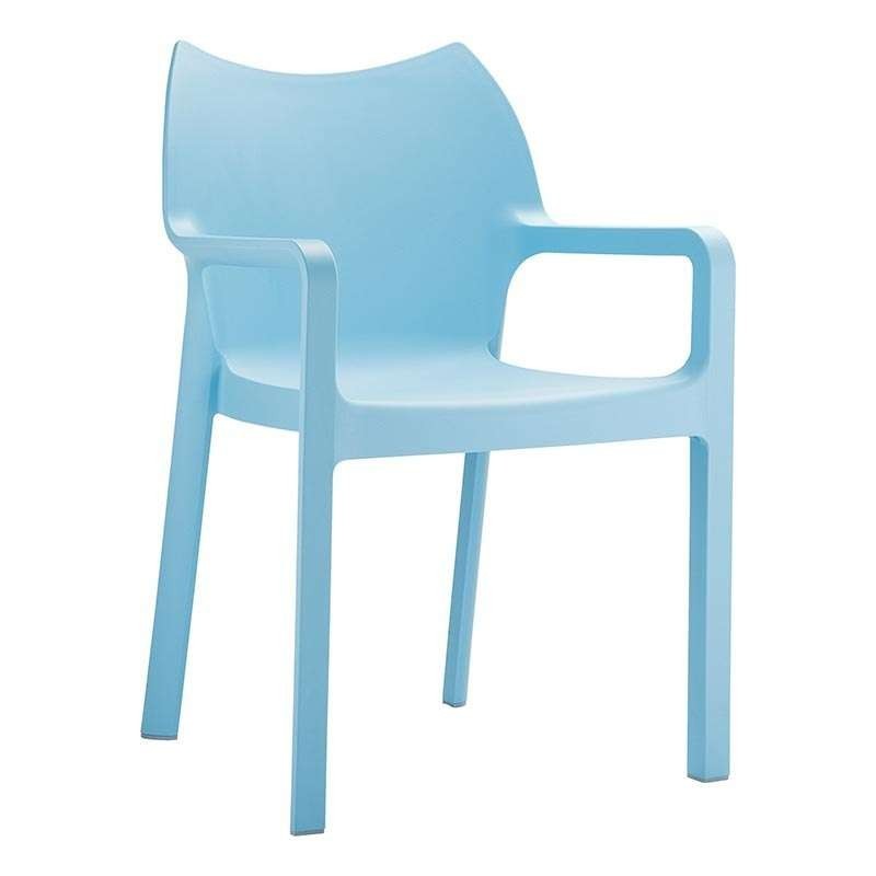 Fauteuil en polycarbonate moulé 