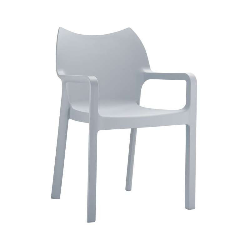 Fauteuil en polycarbonate moulé 