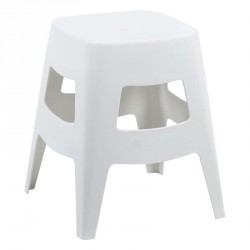 Tabouret bas moderne en polypropylène - Square mini