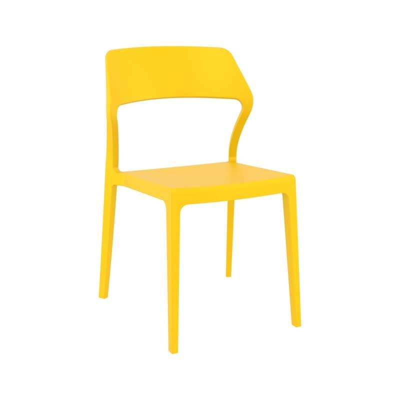 Chaise empilable design en polypropylène - Snow Chaise empilable design en polypropylène - Snow