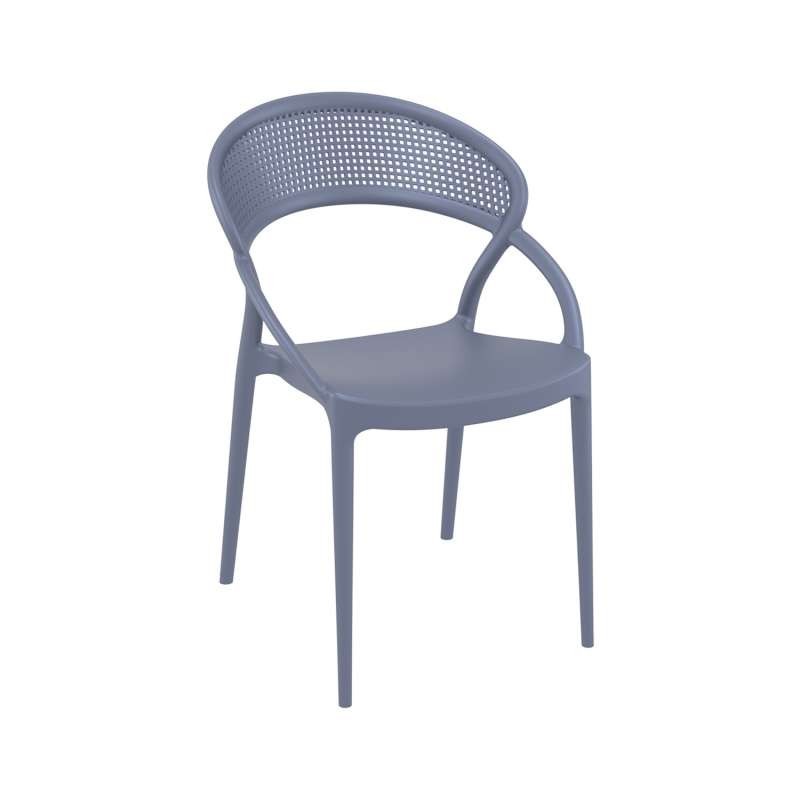 Chaise design empilable en polypropylène - Sunset Chaise design empilable en polypropylène - Sunset