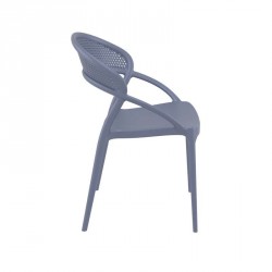 Chaise design empilable en polypropylène - Sunset